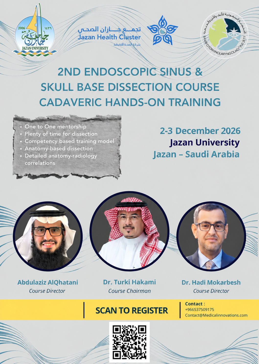 2nd Endoscopic Sinus & Skull Base Dissection Course poster
